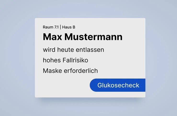  – Raumbeschilderung mit aktuellen Hinweisen